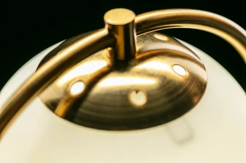 Dekor Ciklop mosazná zlatá stojací lampa s kapkovým vzhledem 9737