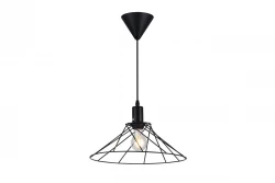 Dekor Tilia černá moderní dekorativní závěsná drátěná lampa 7849