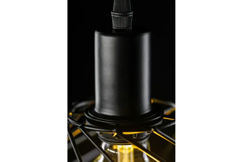 Dekor Tilia černá moderní dekorativní závěsná drátěná lampa 7849