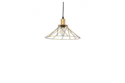 Decor Tilia moderní zlatá dekorativní závěsná lampa 7863