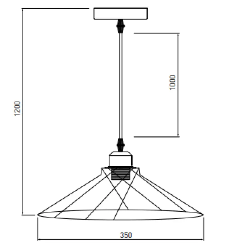 Decor Tilia moderní zlatá dekorativní závěsná lampa 7863