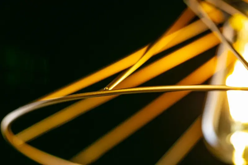 Decor Tilia moderní zlatá dekorativní závěsná lampa 7863