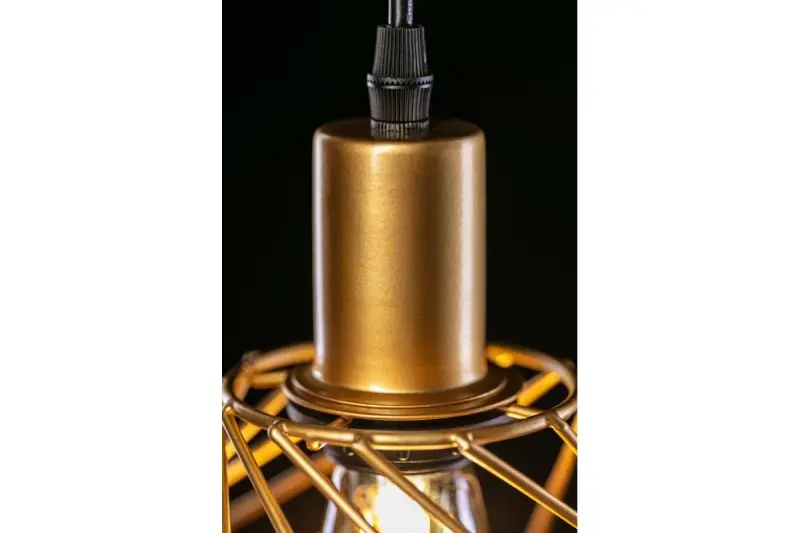 Decor Tilia moderní zlatá dekorativní závěsná lampa 7863