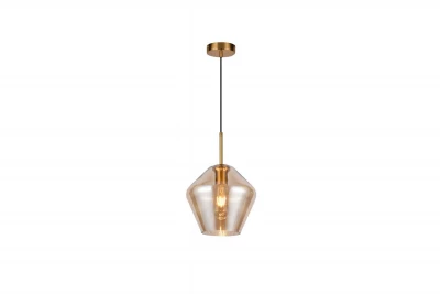 Decor Lime 332 mm vysoká moderní závěsná lampa v jantarové barvě 7887