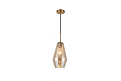 Dekorativní závěsná lampa Lime, moderní jantarová barva, výška 397 mm, 7900