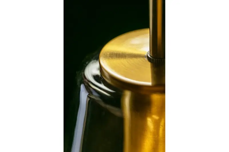 Dekorativní závěsná lampa Lime, moderní jantarová barva, výška 397 mm, 7900