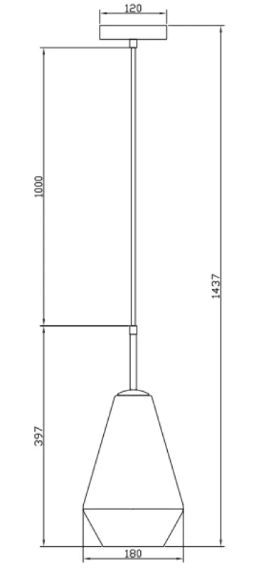 Dekorativní závěsná lampa Lime, moderní jantarová barva, výška 397 mm, 7900