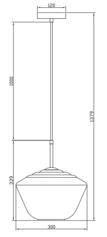 Dekorativní závěsná lampa Dekor Lime 339 mm vysoká, moderní, jantarová barva, 7924
