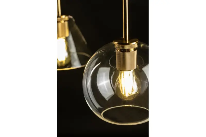 Decor Giglas kulovitá skleněná závěsná lampa 8013