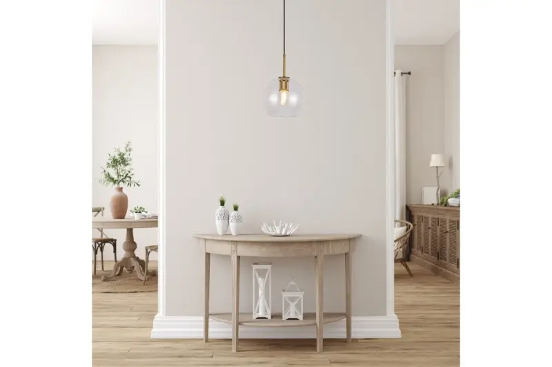 Decor Giglas kulovitá skleněná závěsná lampa 8013