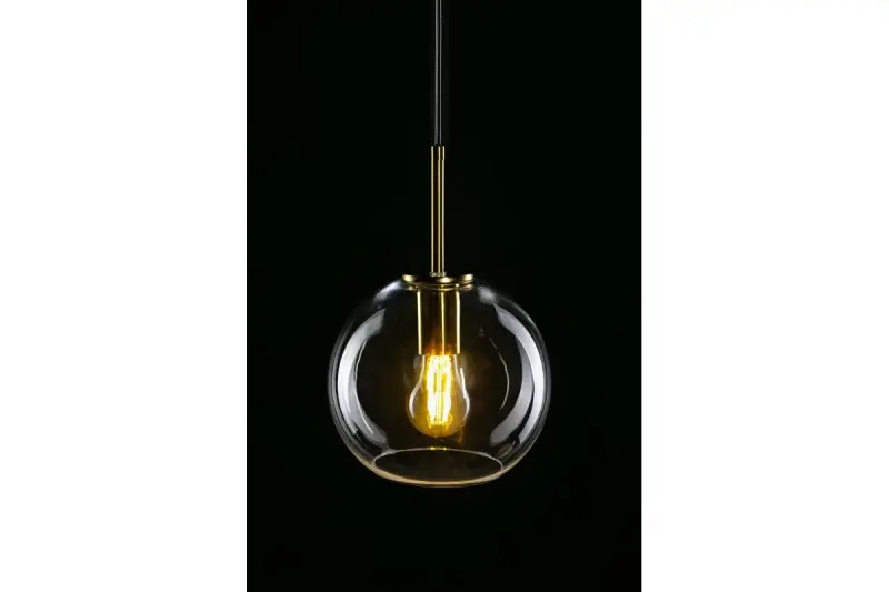Decor Giglas kulovitá skleněná závěsná lampa 8013