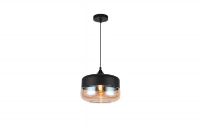 Dekor Lender moderní závěsná lampa z kovu a skla, šířka 250 mm 8433