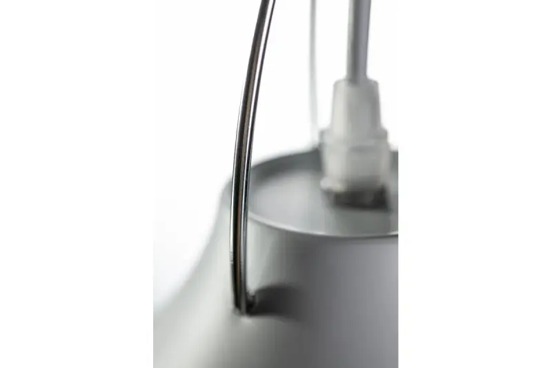 Decor Orient kónická kovová závěsná lampa bílá 4451