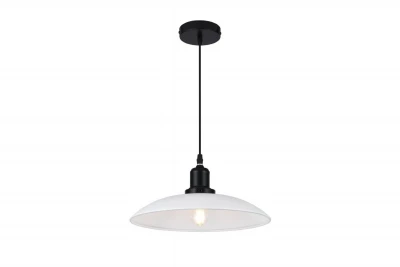 Decor Horizon matná bílá průmyslová závěsná lampa 4499