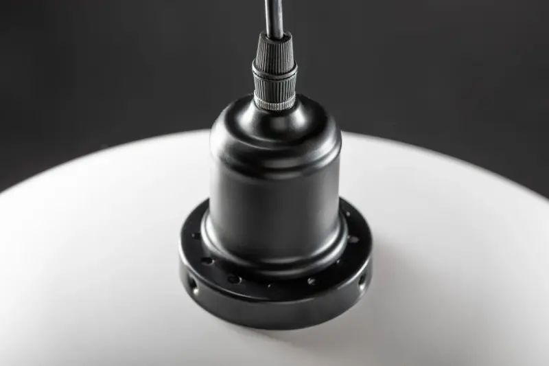 Decor Horizon matná bílá průmyslová závěsná lampa 4499