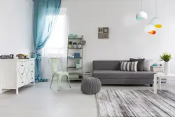 Decorační Mavia kulatá bílá žlutá závěsná lampa 4987