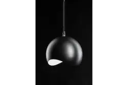 Deco Mavia kulovitá černá závěsná lampa 0931