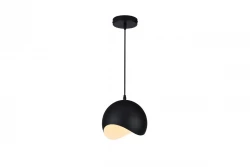 Deco Mavia kulovitá černá závěsná lampa 0931