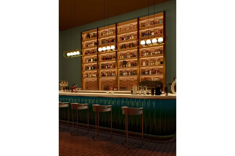 Dekorativní závěsné svítidlo Avelin se zlatým obdélníkovým rámem, šířka 80 cm, 2287