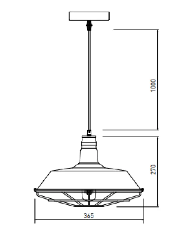Deco Solen závěsná lampa industriálního tvaru se zlatou mřížkou, průměr 36,5 cm 3703