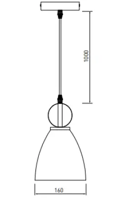 Dekor Kerala černá elegantní závěsná lampa 3239