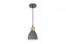 Dekor Kerala šedá elegantní závěsná lampa 3321