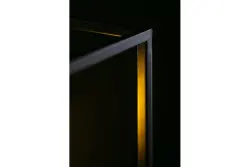 Dekor Diu černá geometrická závěsná lampa s 1 světelným zdrojem, šířka 15 cm, 3598