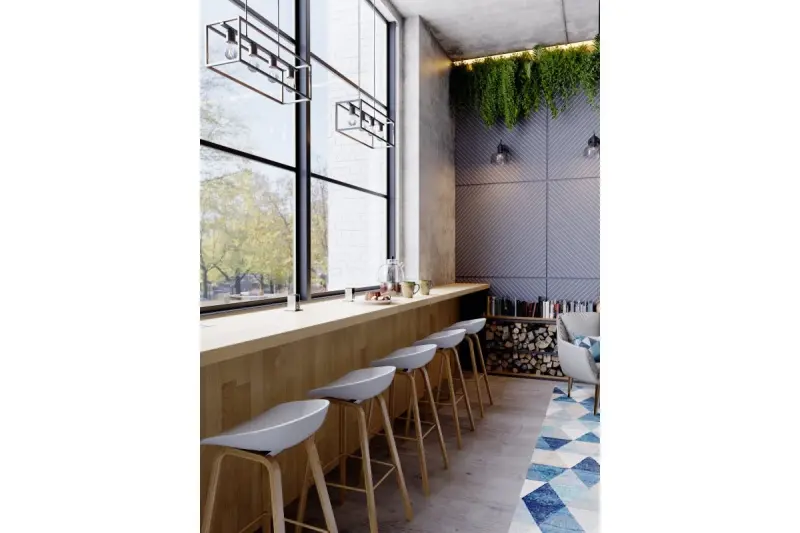 Decor Diu černá geometrická závěsná lampa se 4 světelnými zdroji, šířka 60 cm 3635