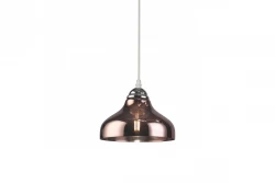 Decor Marite klasický závěsný lustr hnědé tónované sklo průměr 26 cm 7108
