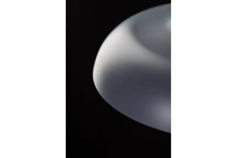 Dekor Skandi moderní šedá závěsná lampa, průměr 35 cm, 7368