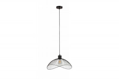 Decor Reto vintage černá závěsná lampa s drátěným stínidlem, průměr 50 cm, 4151