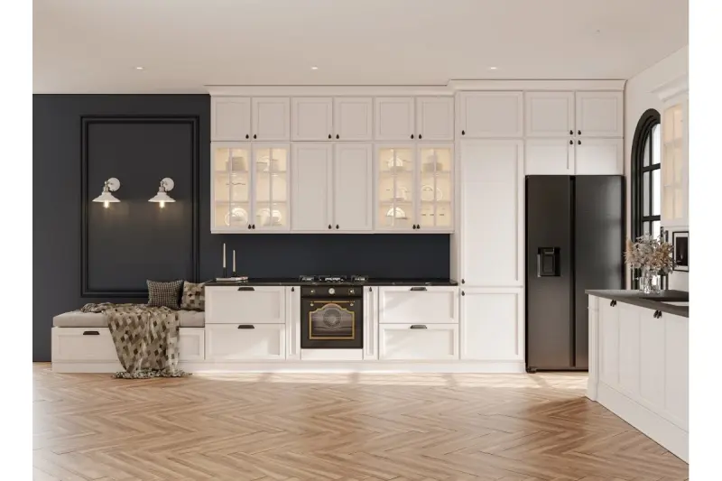 Decor Loret nastavitelná bílá nástěnná lampa, průměr 20 cm, 7871