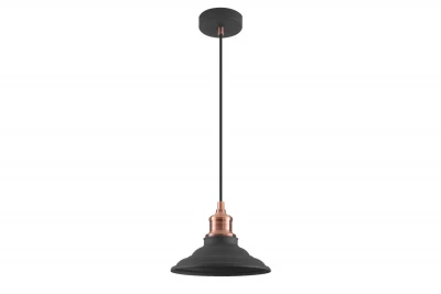 Decorlamp Loreta tijdloze zwarte hanglamp 20,5 cm doorsnee 8731