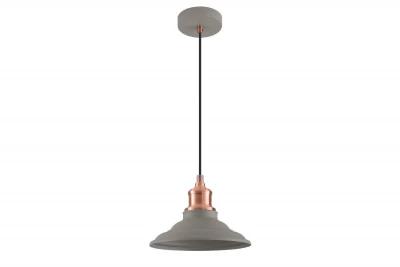 Decore Loret nadčasová šedá závěsná lampa, průměr 20,5 cm, 8854