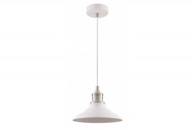 Deco Loret nadčasová bílá závěsná lampa průměr 20,5 cm 9691