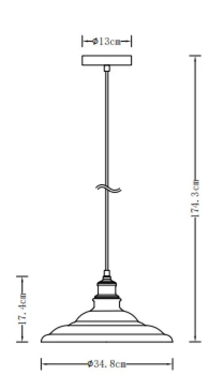 Deco Loret nadčasová šedá závěsná lampa průměr 34,8 cm 9790