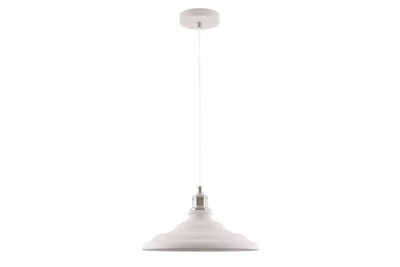 Decor Loret nadčasová bílá závěsná lampa, průměr 34,8 cm, 9844