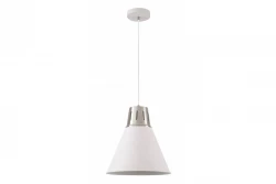 Deco Gianni stylové bílé závěsné svítidlo 32 cm průměr 8150