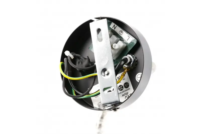 Decor Etore černá nástěnná lampa s kovovým ramenem, průměr 11 cm, 1860