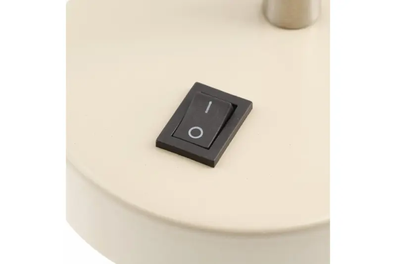 Decor Etore béžová nástěnná lampa s kovovým ramenem, průměr 11 cm, 1907