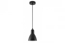 Decor Etore černá závěsná lampa s černým kabelem 2072