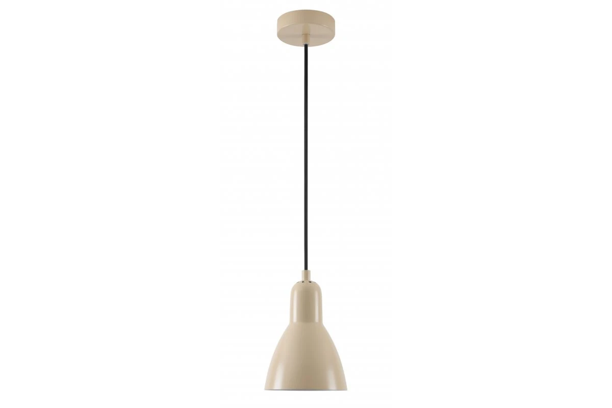 Etore beige závěsná lampa s černým kabelem 2089