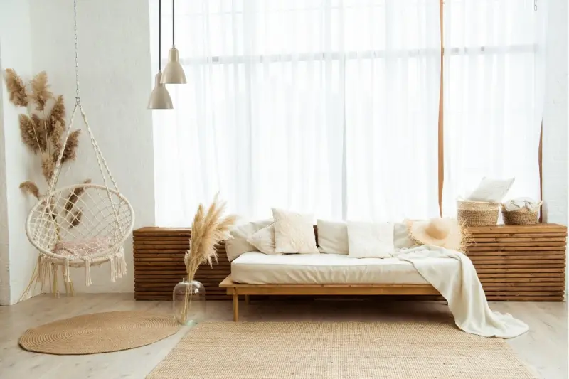 Etore beige závěsná lampa s černým kabelem 2089