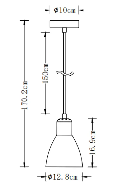 Etore beige závěsná lampa s černým kabelem 2089