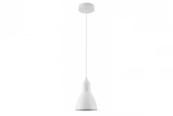 Decor Etore bílá závěsná lampa, bílý kabel 1983