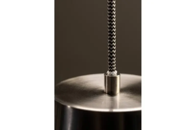 Decor Artemia bílá závěsná lampa s industriálním povrchem, průměr 34,5 cm, 2508