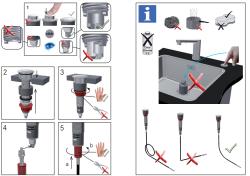 Franke odtokové příslušenství pro dřezy s integrálním odtokem (turbo) s automatickým vypouštěním a nerezovým tlačítkem 1208957709
