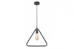 Decor Gija černá závěsná lampa s jedním bodem ve tvaru trojúhelníku 2621