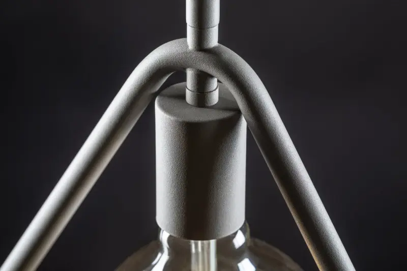 Decor Gija šedé jednopramenné trojúhelníkové závěsné svítidlo 2751