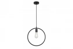 Decor Fija černá kulatá závěsná lampa s jedním bodem 2805